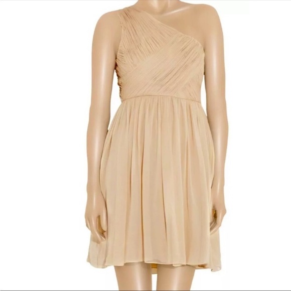 Tibi 100% Silk Dress 4 Chiffon One Shoulder Luxury Formal Wedding Fairy NEW $495 - Picture 2 of 13